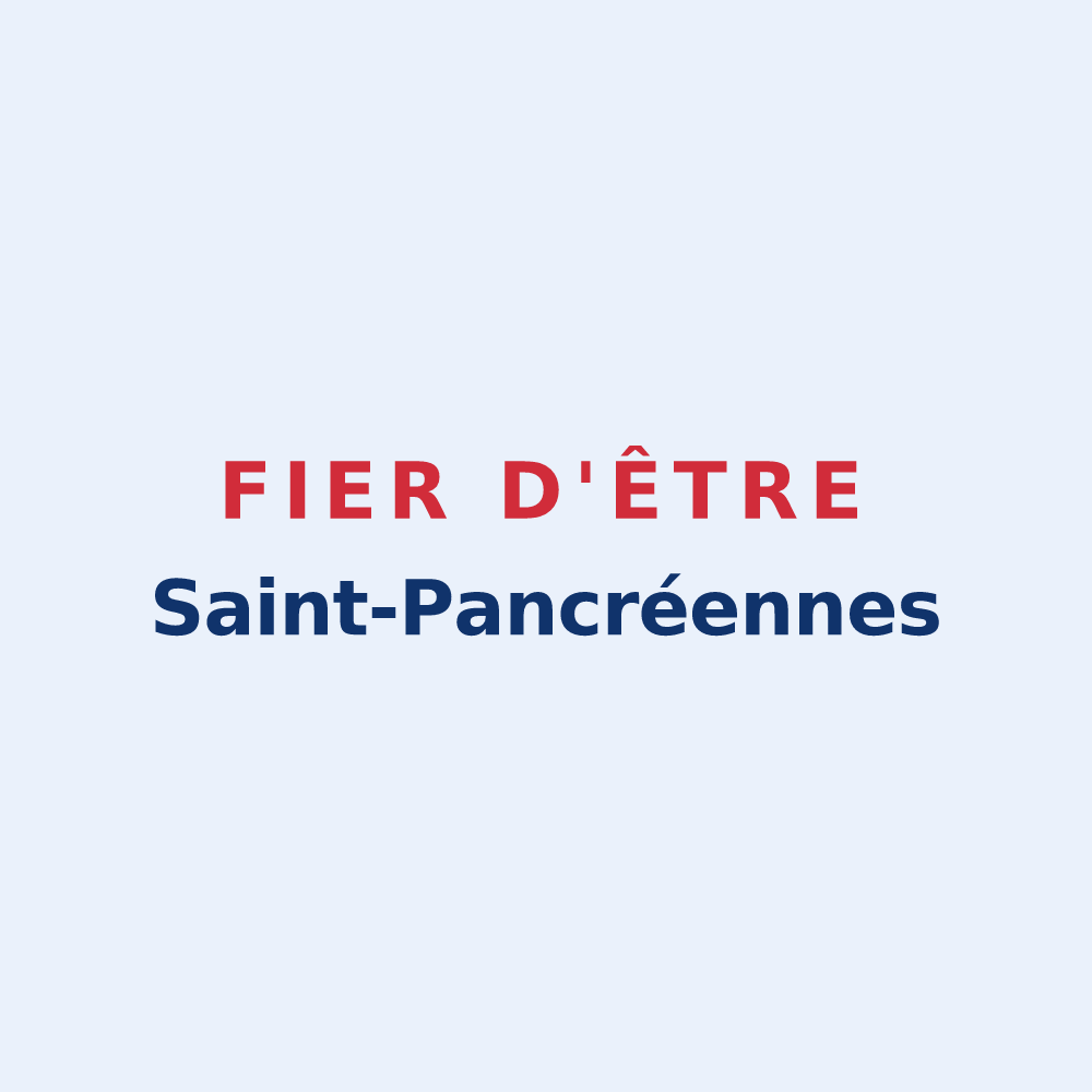 Sticker « Fier d'être Saint-Pancréennes » — design pour Saint-Pancré