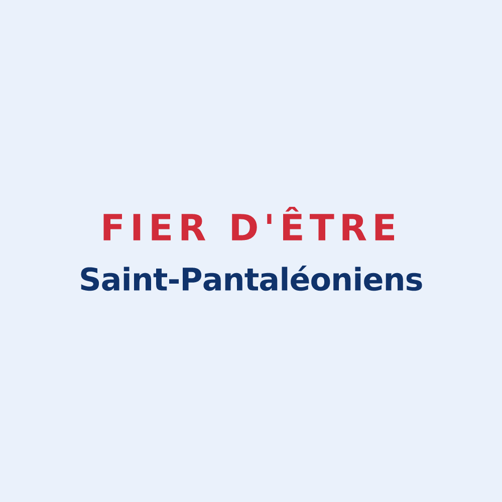 Sticker « Fier d'être Saint-Pantaléoniens » — design pour Saint-Pantaly-d'Excideuil