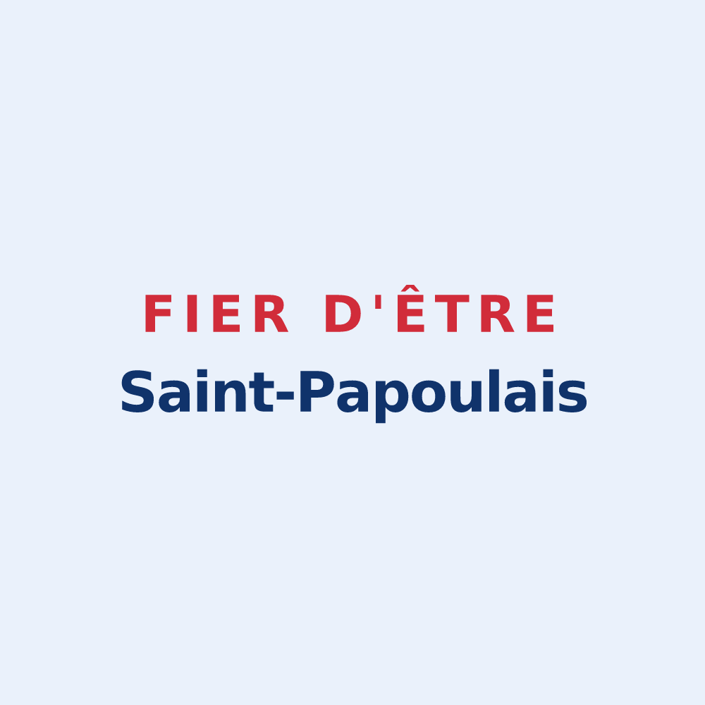 Sticker « Fier d'être Saint-Papoulais » — design pour Saint-Papoul