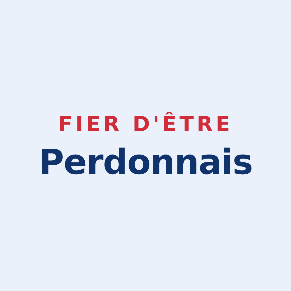 Sticker « Fier d'être Perdonnais » — design pour Saint-Pardon-de-Conques