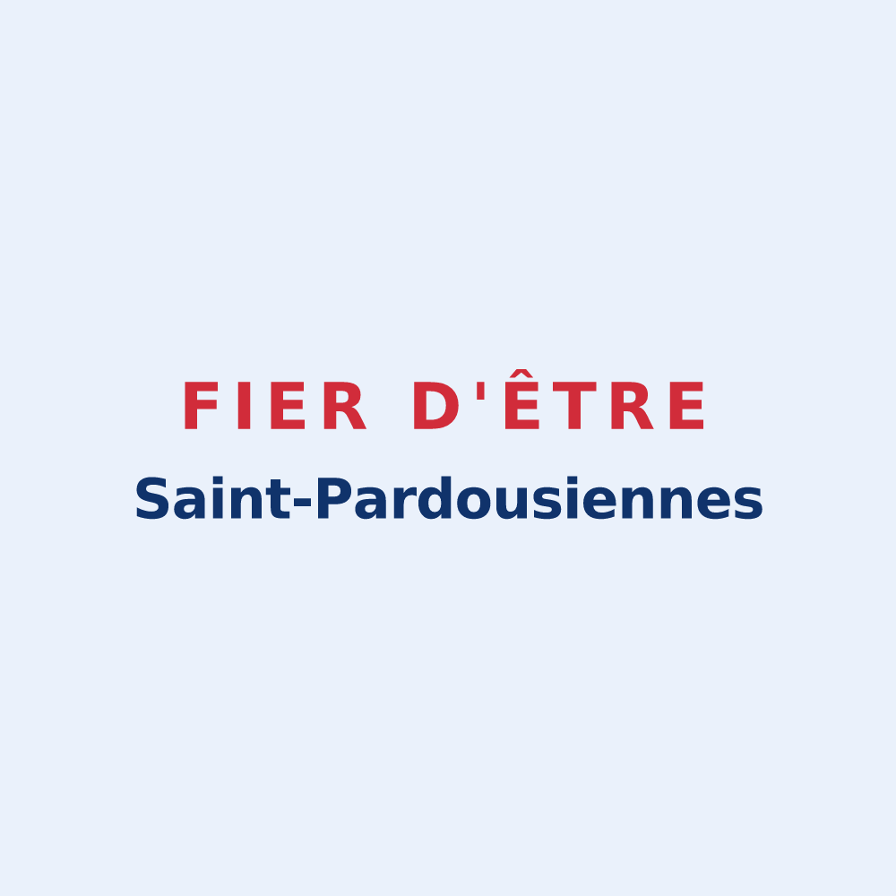 Sticker « Fier d'être Saint-Pardousiennes » — design pour Saint-Pardoux-l'Ortigier