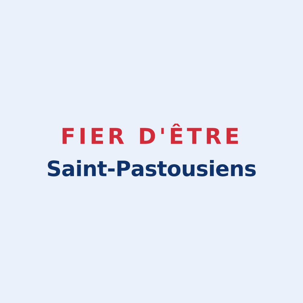 Sticker « Fier d'être Saint-Pastousiens » — design pour Saint-Pastous