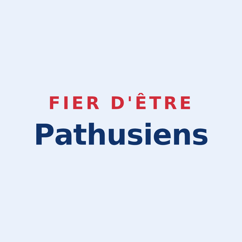 Sticker « Fier d'être Pathusiens » — design pour Saint-Pathus