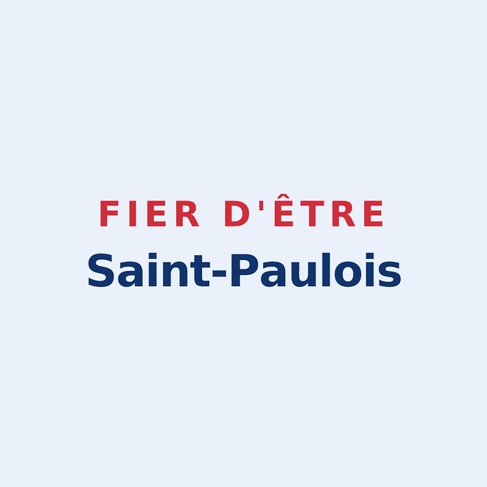 Sticker « Fier d'être Saint-Paulois » — design pour Saint-Paul-de-Jarrat