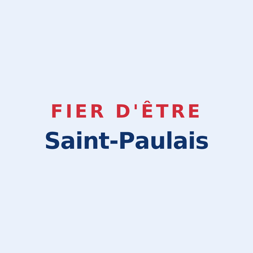 Sticker « Fier d'être Saint-Paulais » — design pour Saint-Paul-en-Pareds