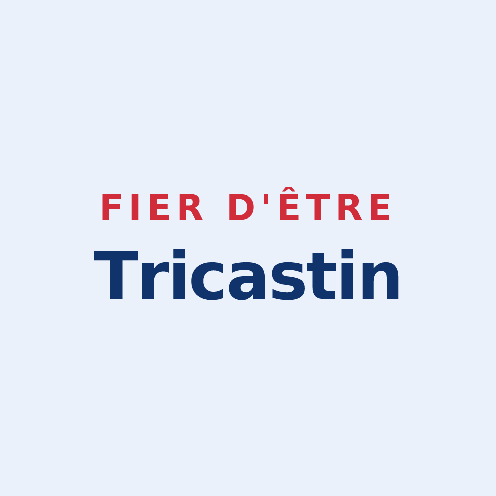 Sticker « Fier d'être Tricastin » — design pour Saint-Paul-Trois-Châteaux