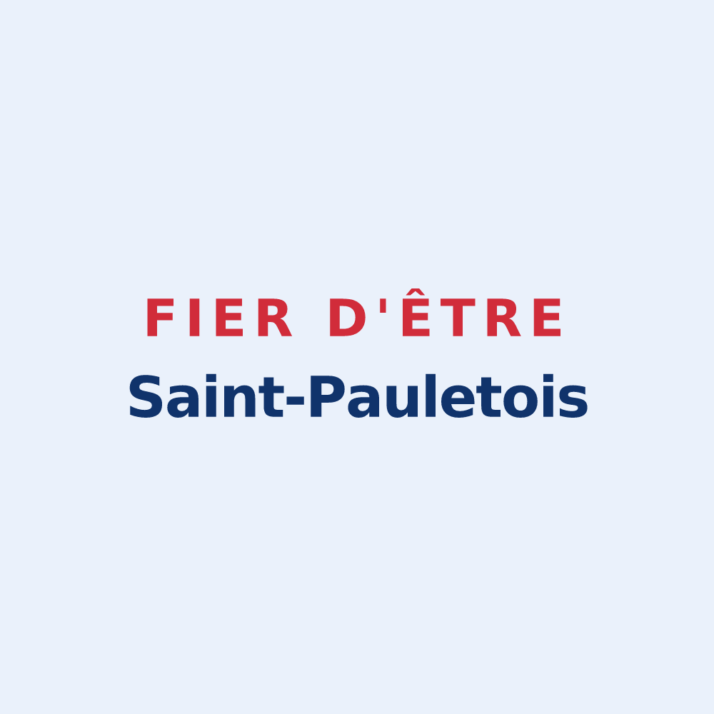 Sticker « Fier d'être Saint-Pauletois » — design pour Saint-Paulet