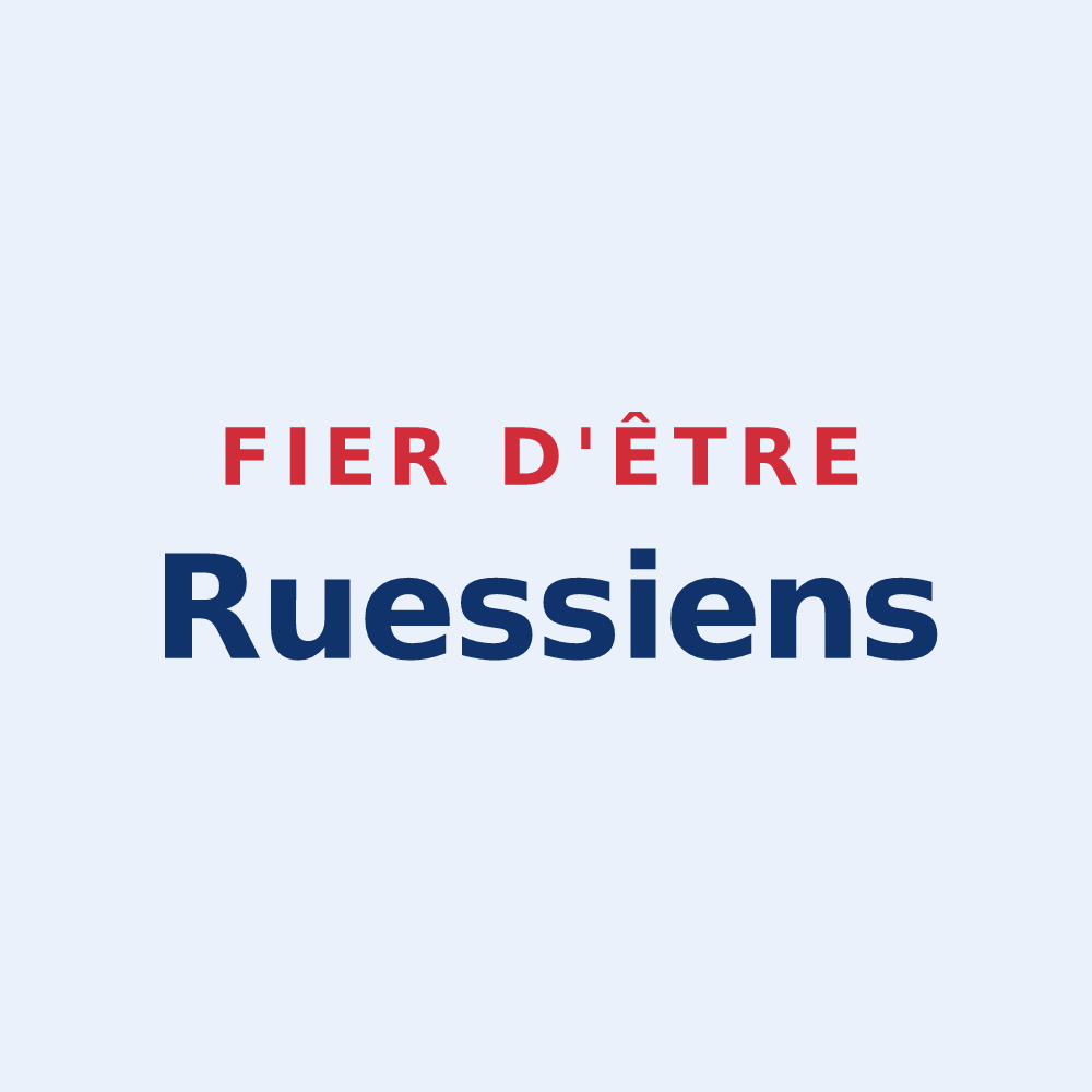 Sticker « Fier d'être Ruessiens » — design pour Saint-Paulien