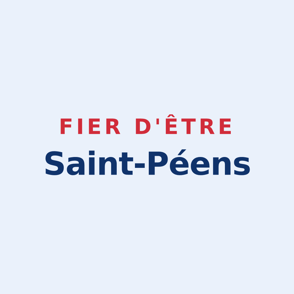 Sticker « Fier d'être Saint-Péens » — design pour Saint-Pé-de-Bigorre