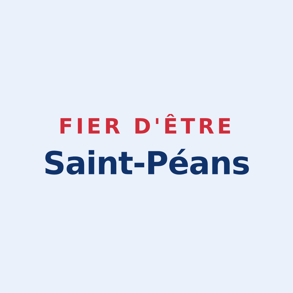 Sticker « Fier d'être Saint-Péans » — design pour Saint-Pé-Delbosc