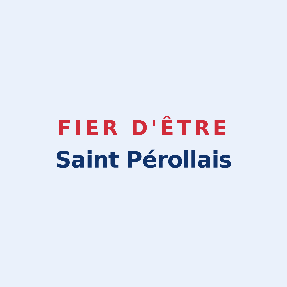 Sticker « Fier d'être Saint Pérollais » — design pour Saint-Péray
