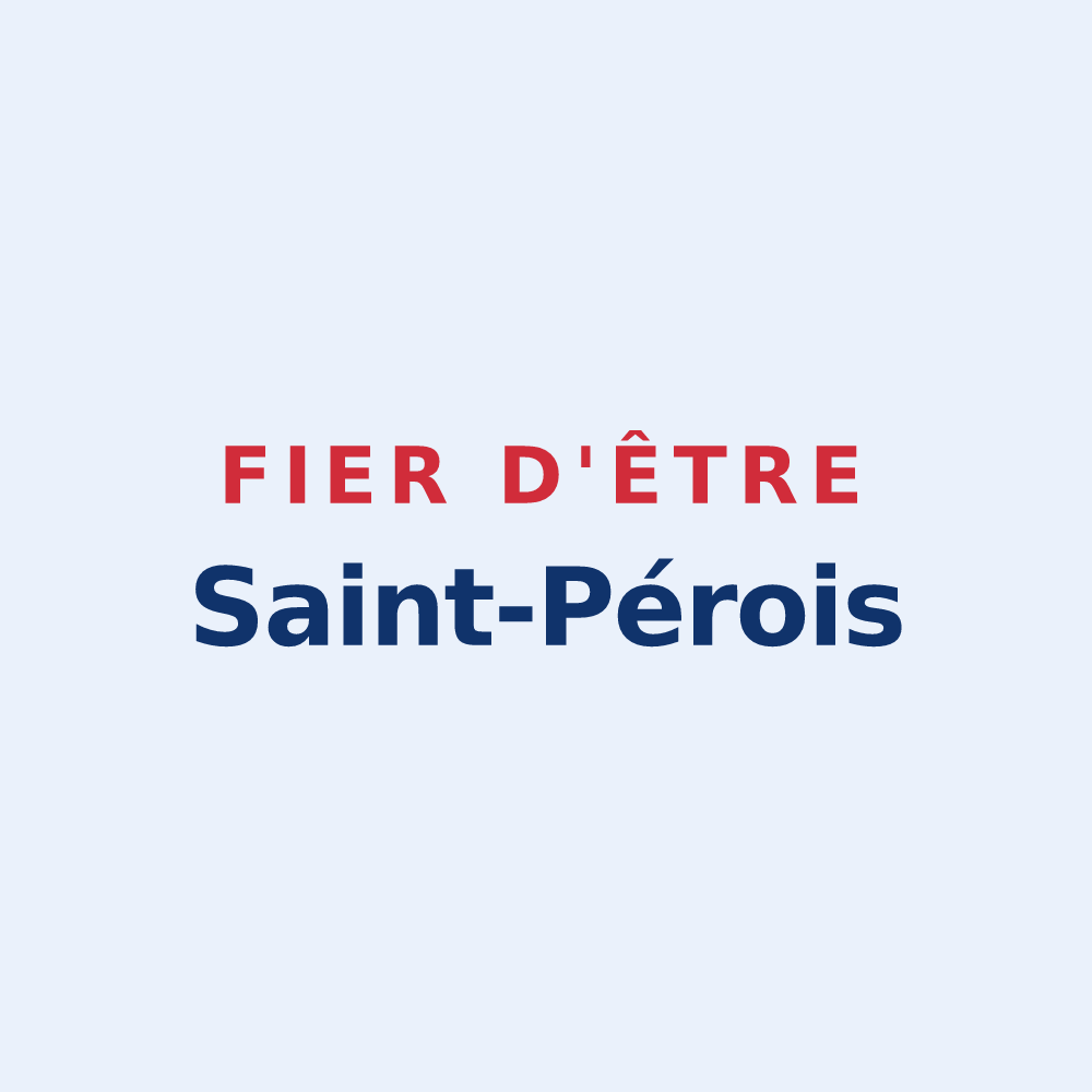 Sticker « Fier d'être Saint-Pérois » — design pour Saint-Père-sur-Loire