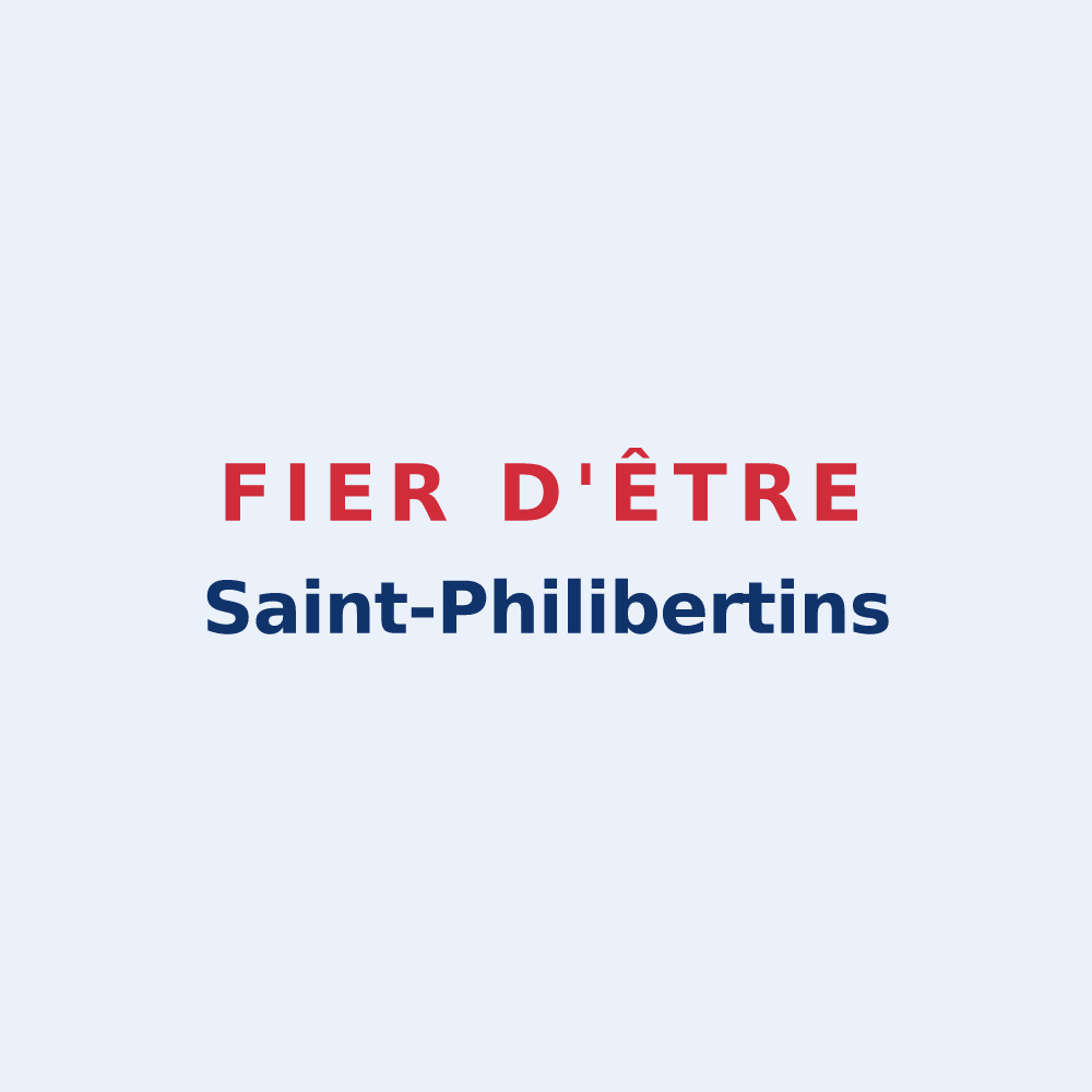 Sticker « Fier d'être Saint-Philibertins » — design pour Saint-Philbert-des-Champs