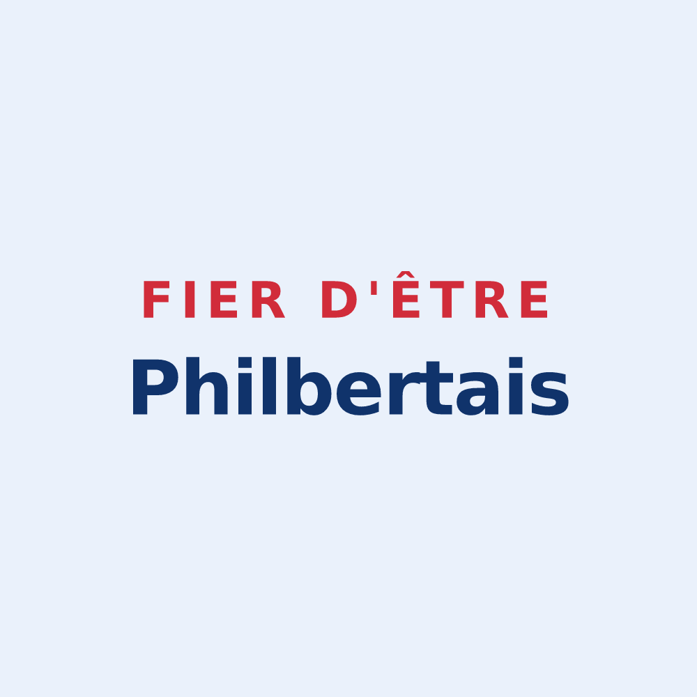Sticker « Fier d'être Philbertais » — design pour Saint-Philbert-du-Peuple