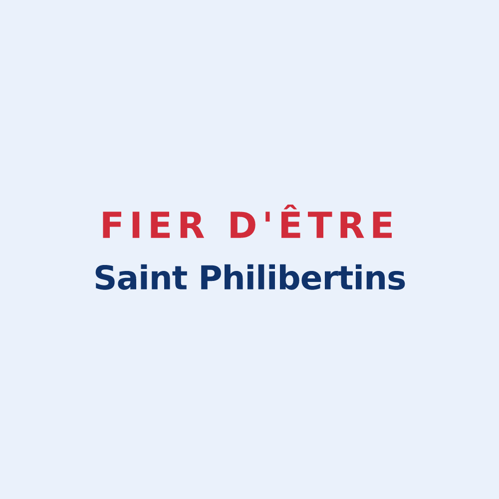 Sticker « Fier d'être Saint Philibertins » — design pour Saint-Philbert-sur-Boissey