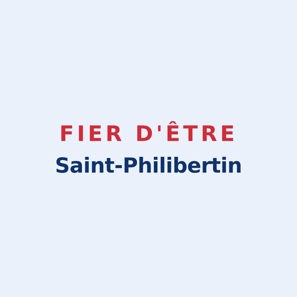 Sticker « Fier d'être Saint-Philibertin » — design pour Saint-Philibert