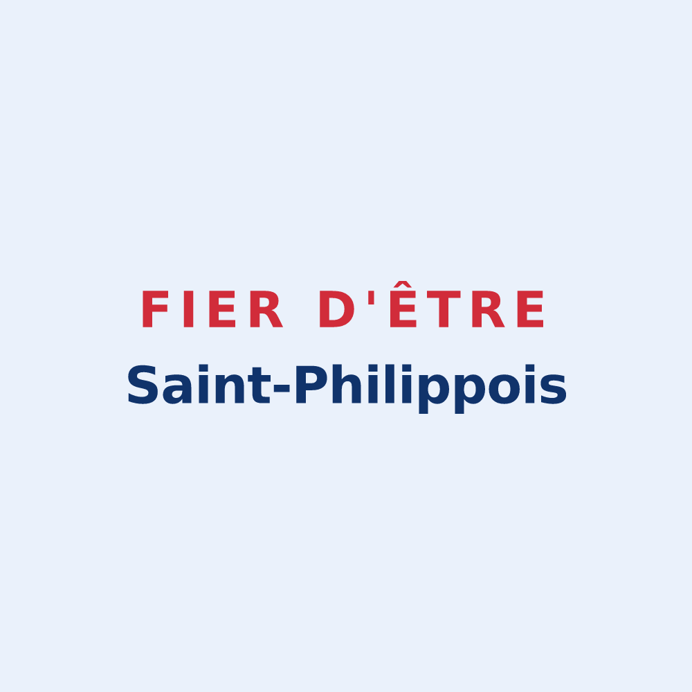 Sticker « Fier d'être Saint-Philippois » — design pour Saint-Philippe
