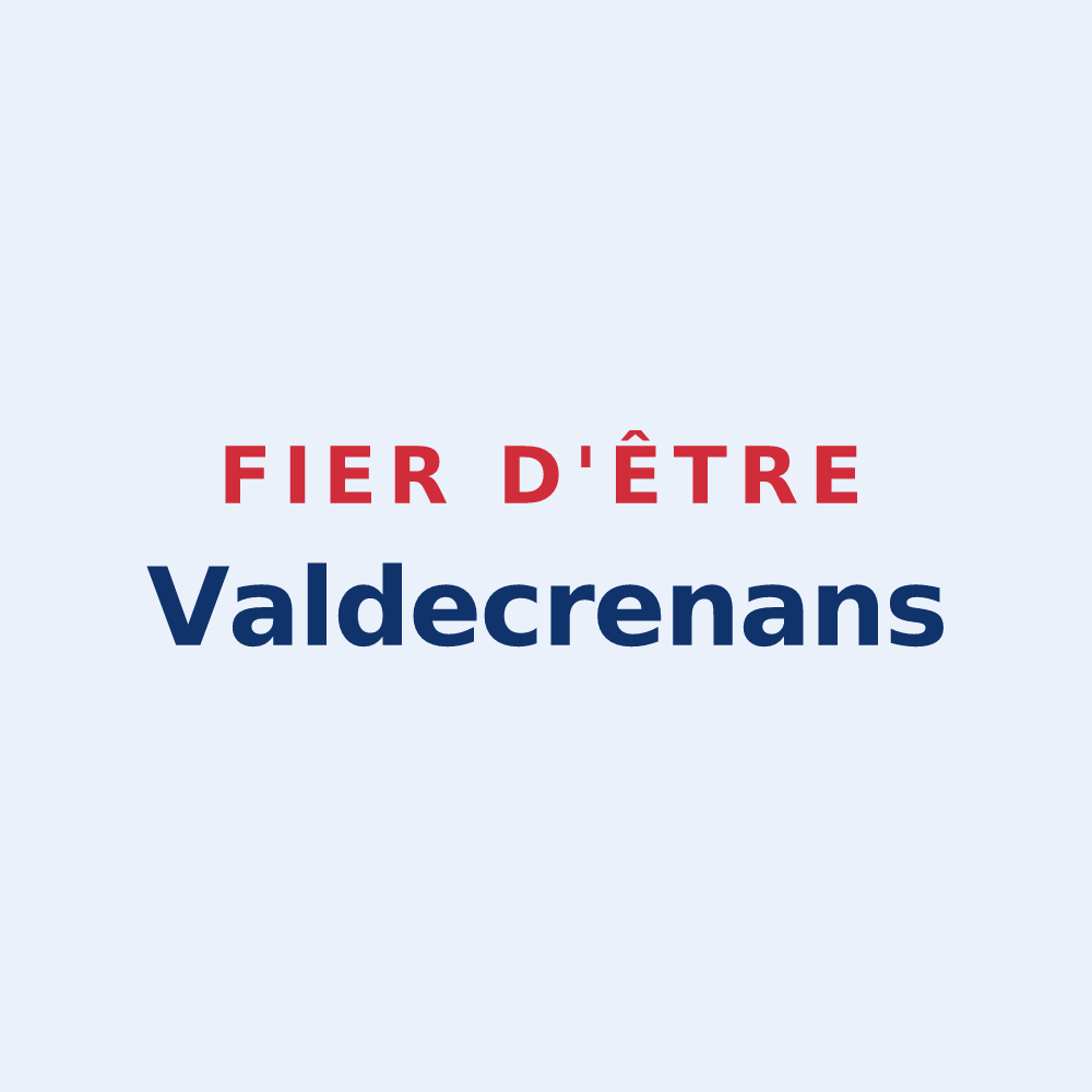Sticker « Fier d'être Valdecrenans » — design pour Saint-Pierre-de-Curtille