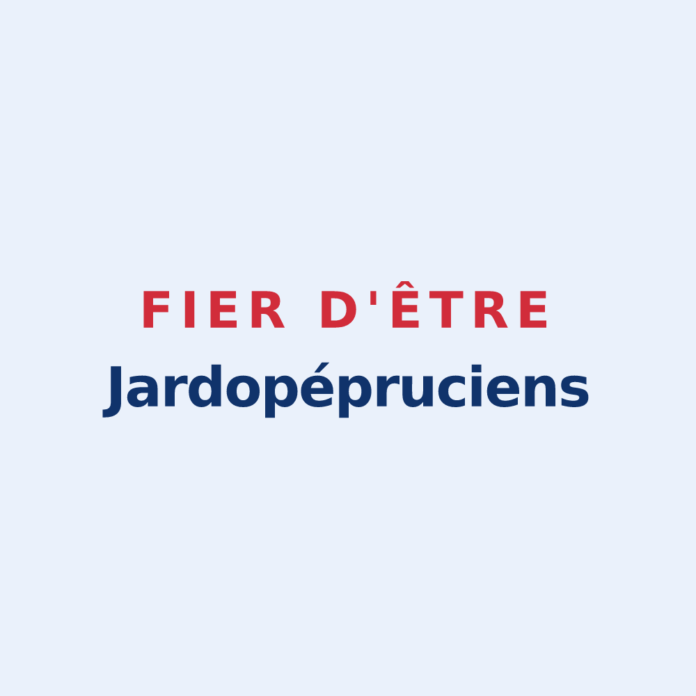 Sticker « Fier d'être Jardopépruciens » — design pour Saint-Pierre-de-Jards