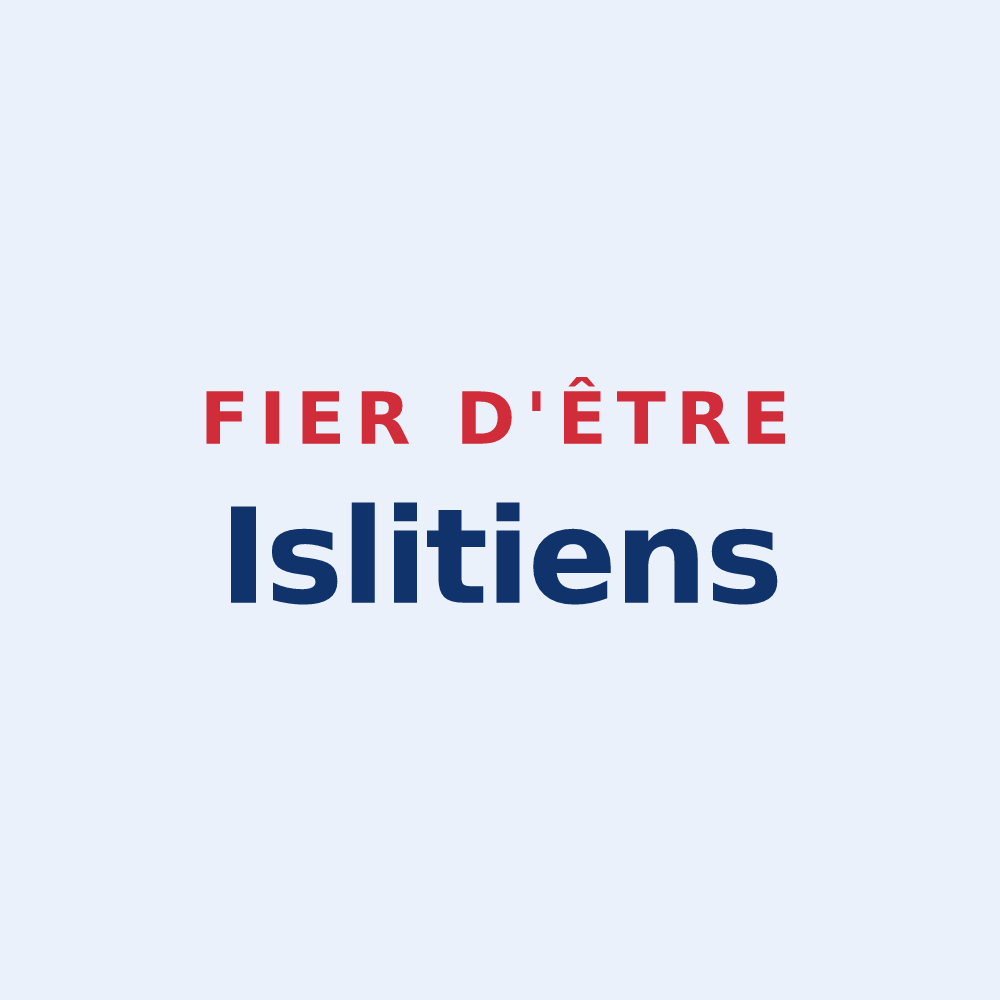 Sticker « Fier d'être Islitiens » — design pour Saint-Pierre-de-l'Isle