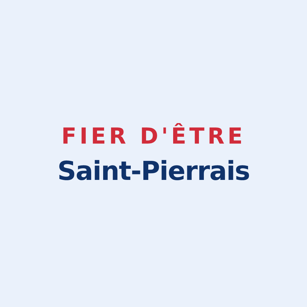Sticker « Fier d'être Saint-Pierrais » — design pour Saint-Pierre-de-la-Fage