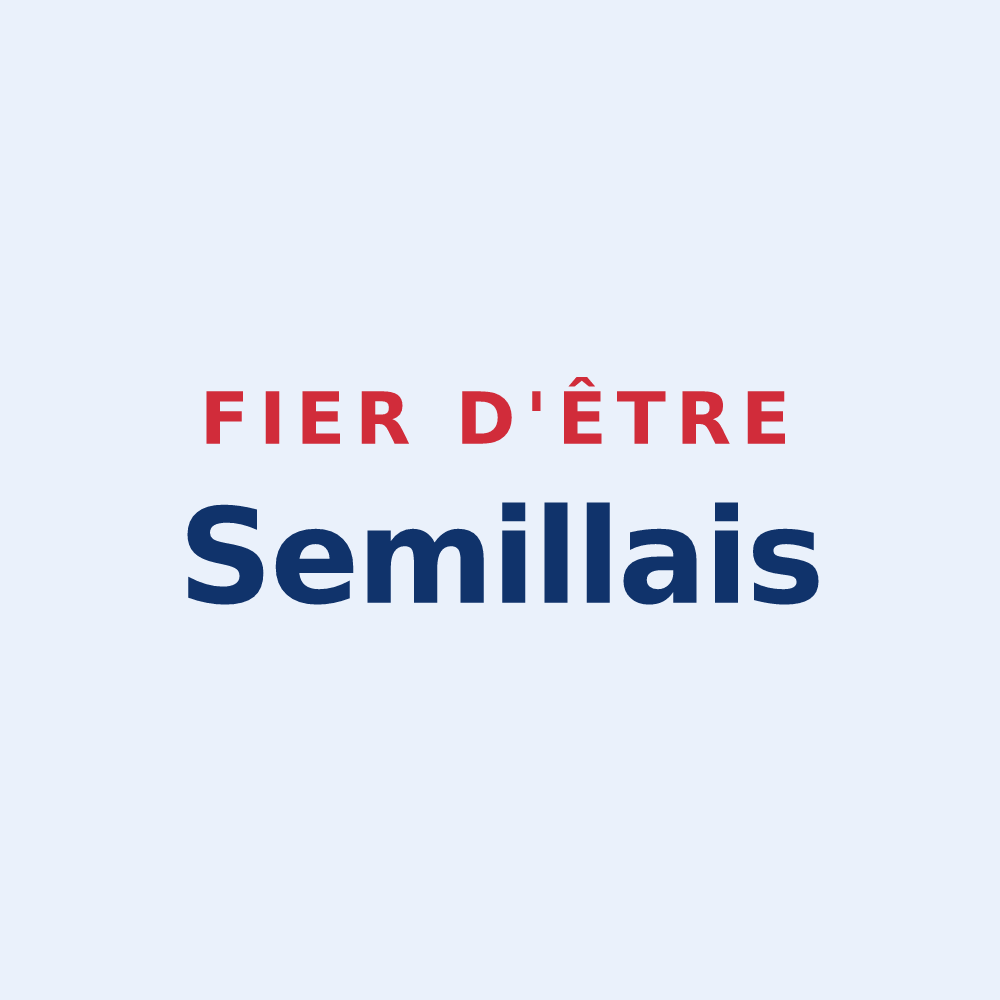 Sticker « Fier d'être Semillais » — design pour Saint-Pierre-de-Semilly
