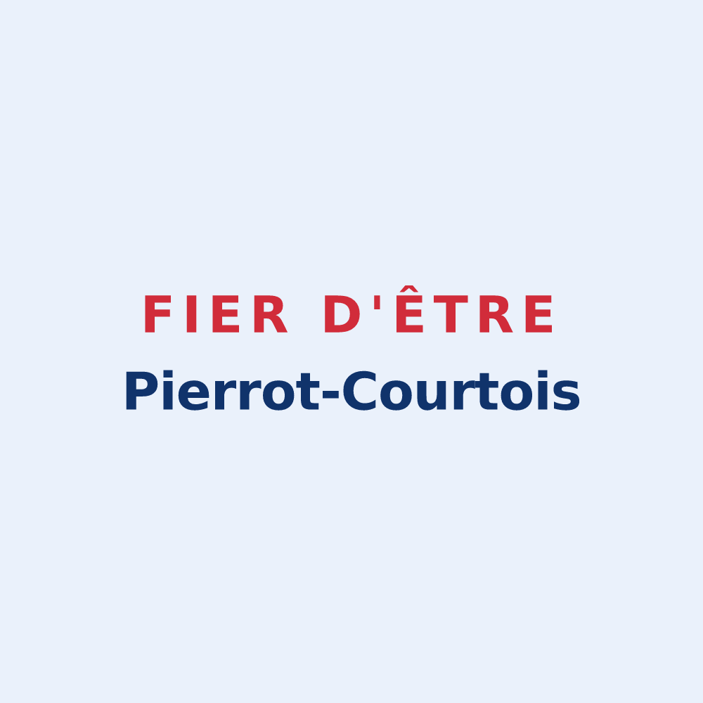 Sticker « Fier d'être Pierrot-Courtois » — design pour Saint-Pierre-la-Cour