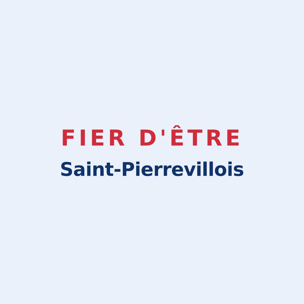 Sticker « Fier d'être Saint-Pierrevillois » — design pour Saint-Pierreville