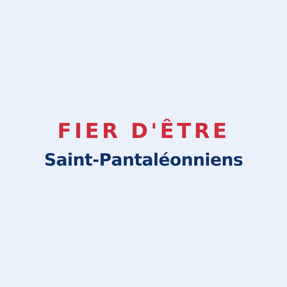 Sticker « Fier d'être Saint-Pantaléonniens » — design pour Saint-Plantaire