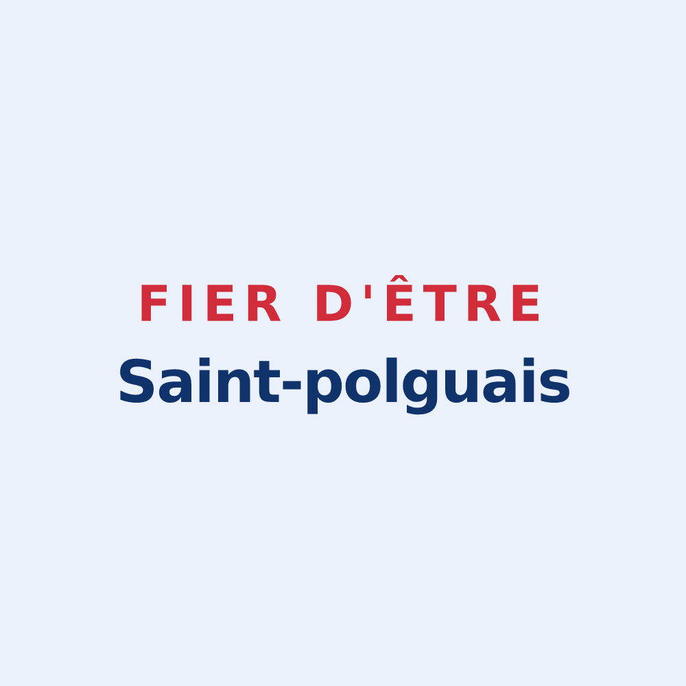 Sticker « Fier d'être Saint-polguais » — design pour Saint-Polgues