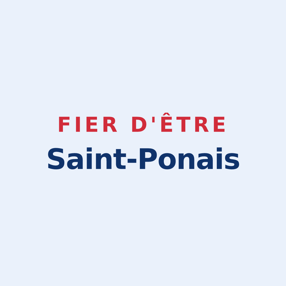 Sticker « Fier d'être Saint-Ponais » — design pour Saint-Pons-la-Calm