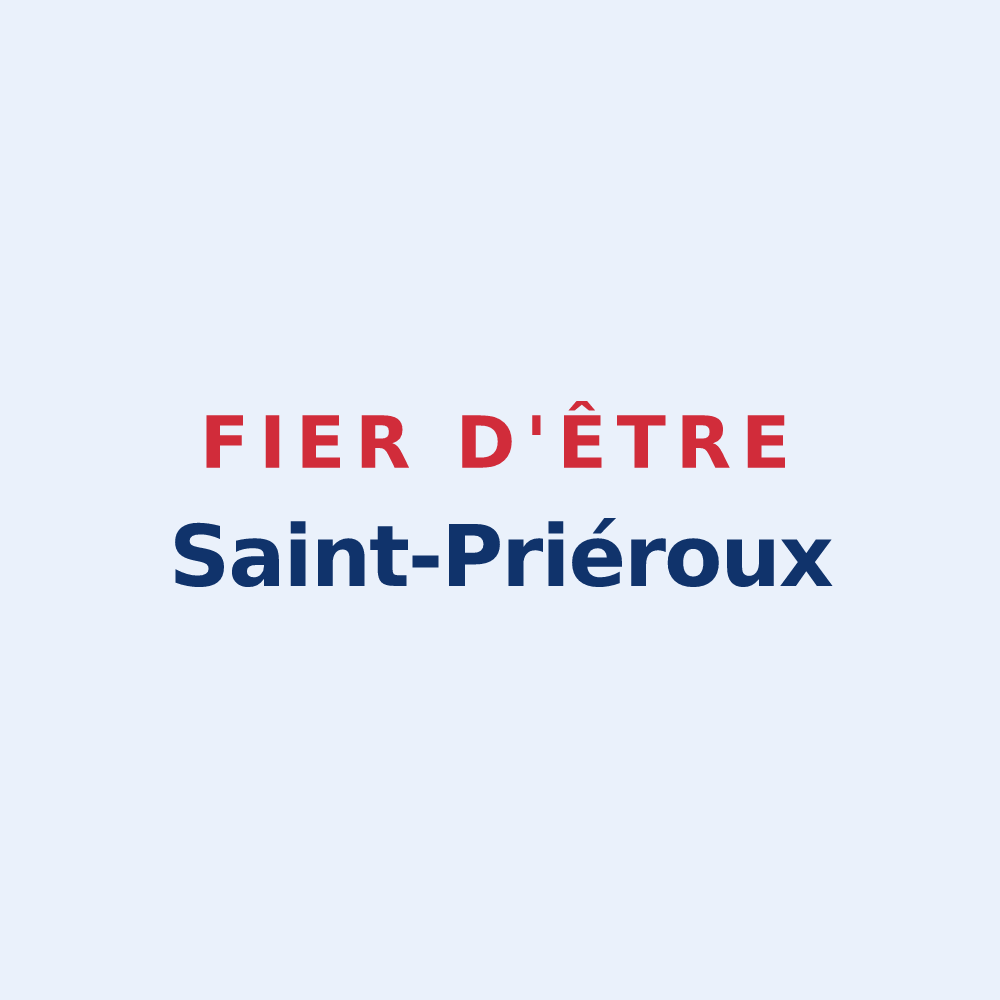 Sticker « Fier d'être Saint-Priéroux » — design pour Saint-Priest