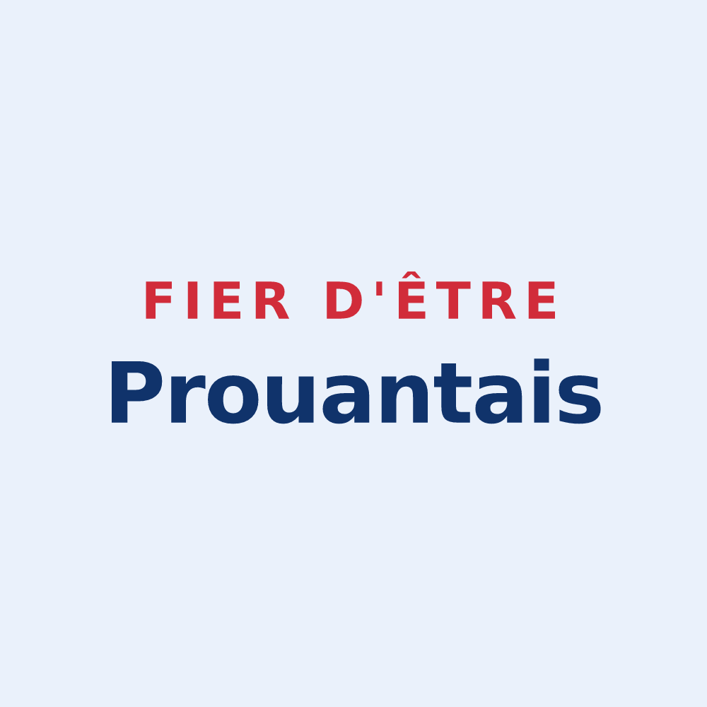 Sticker « Fier d'être Prouantais » — design pour Saint-Prouant