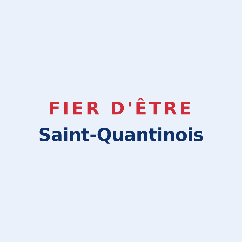 Sticker « Fier d'être Saint-Quantinois » — design pour Saint-Quantin-de-Rançanne