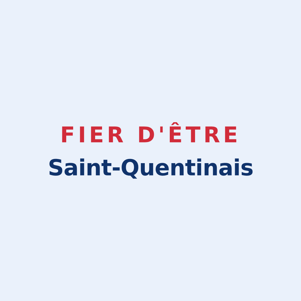 Sticker « Fier d'être Saint-Quentinais » — design pour Saint-Quentin-la-Chabanne
