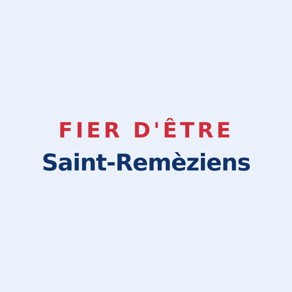 Sticker « Fier d'être Saint-Remèziens » — design pour Saint-Remèze