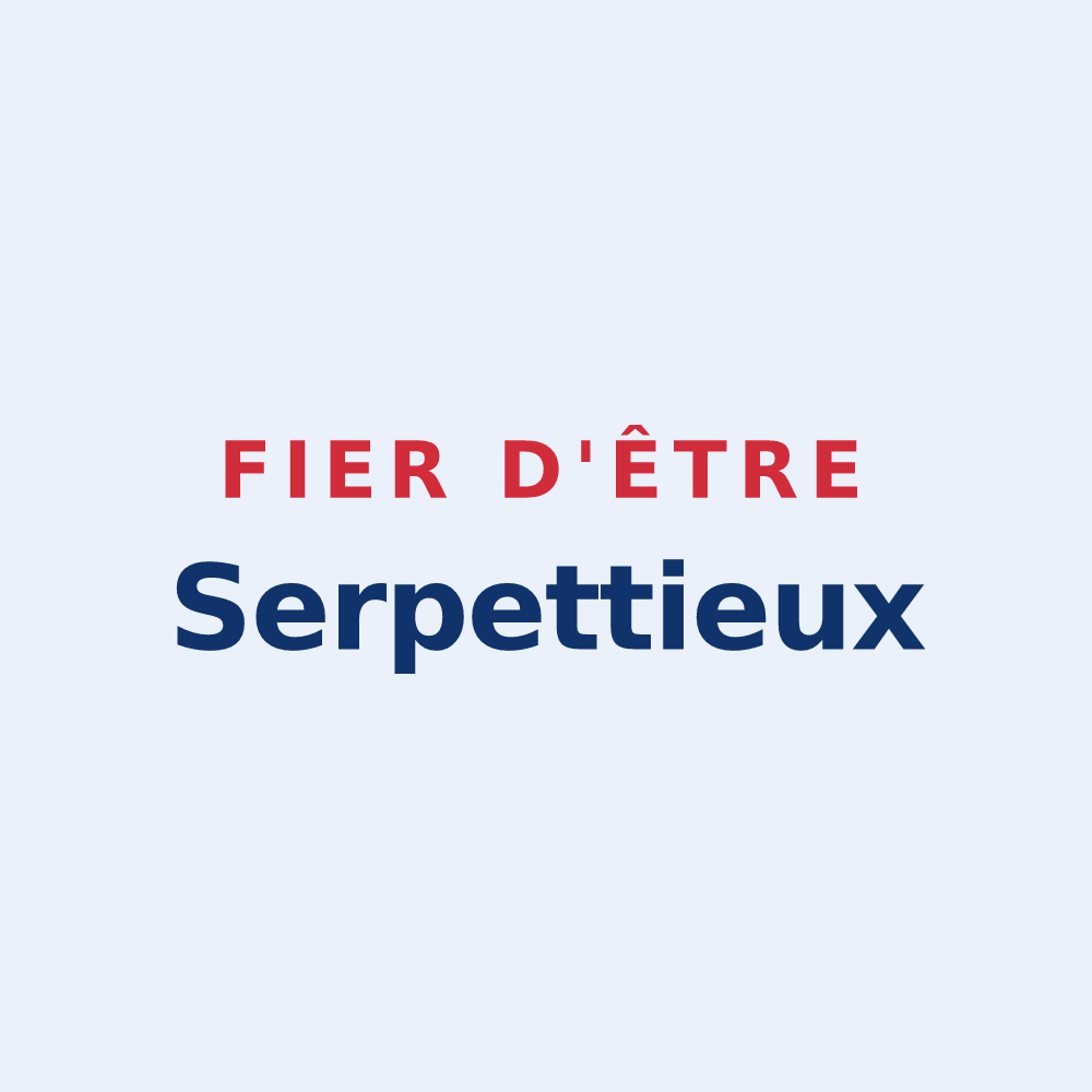 Sticker « Fier d'être Serpettieux » — design pour Saint-Remimont
