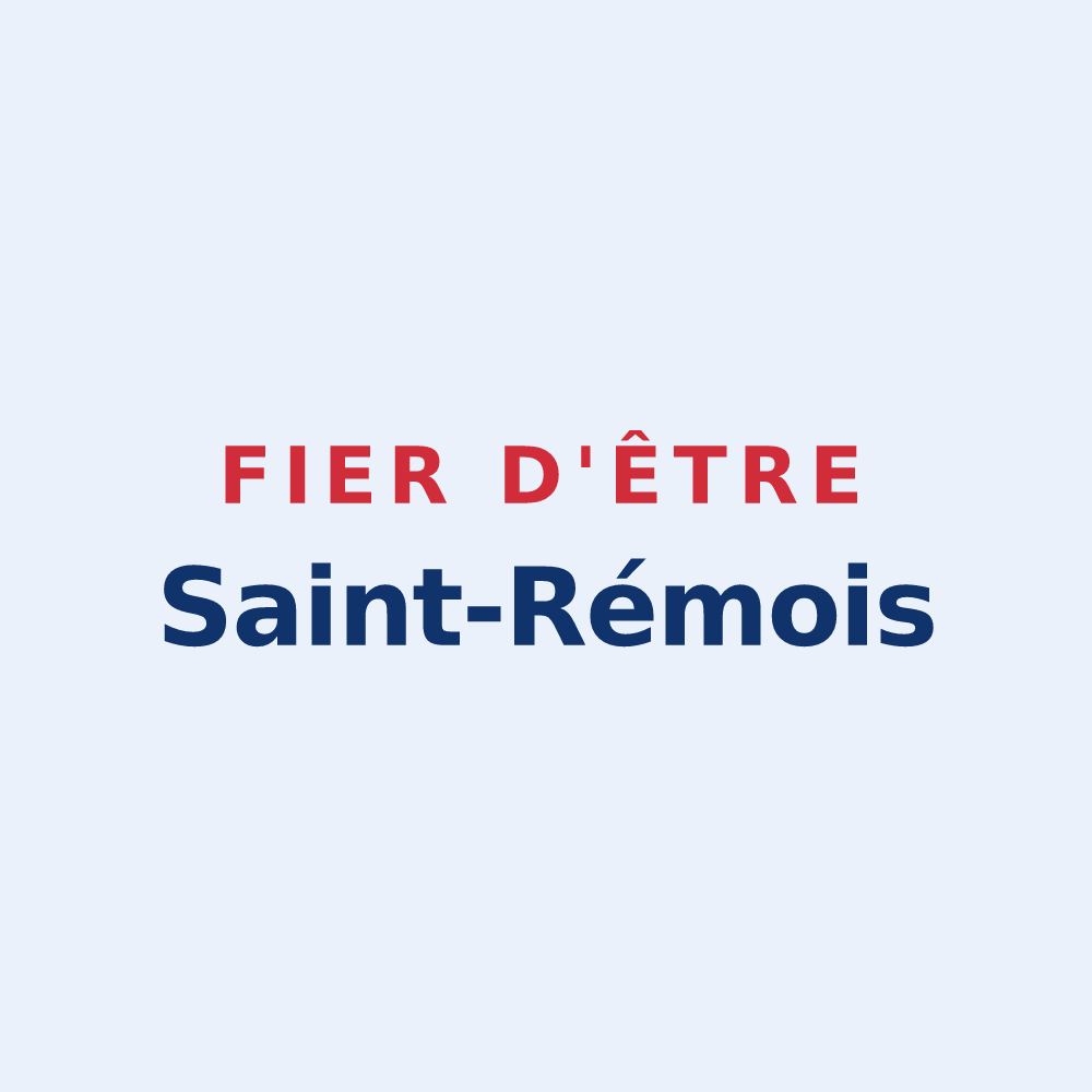 Sticker « Fier d'être Saint-Rémois » — design pour Saint-Rémy-l'Honoré