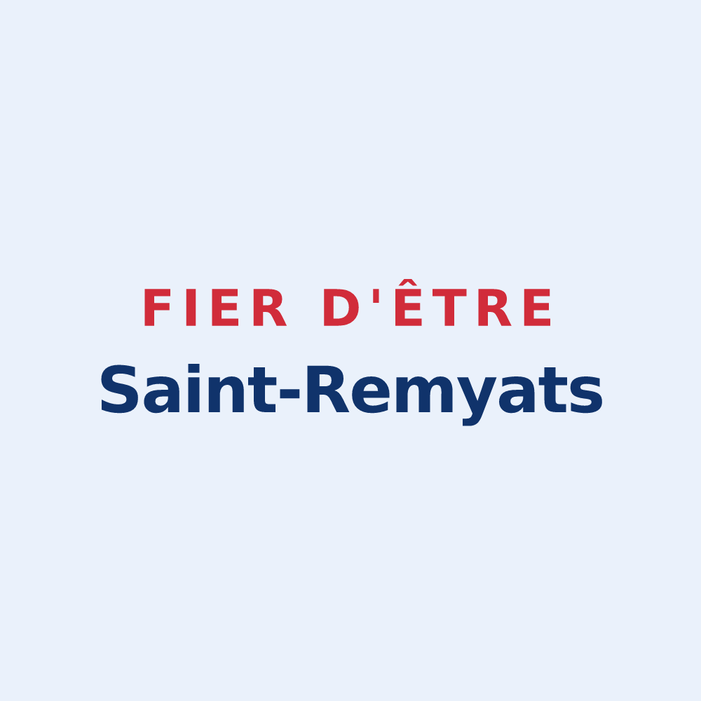 Sticker « Fier d'être Saint-Remyats » — design pour Saint-Remy-sous-Broyes