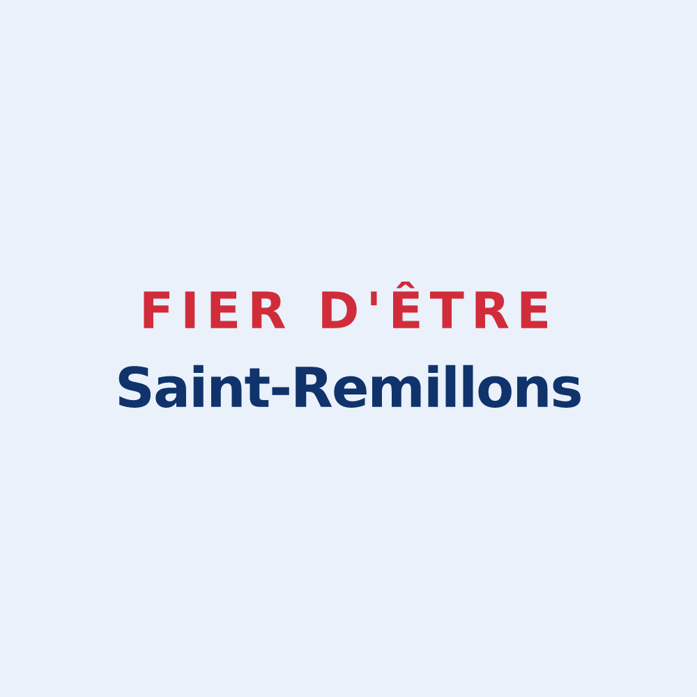 Sticker « Fier d'être Saint-Remillons » — design pour Saint-Remy-sur-Bussy