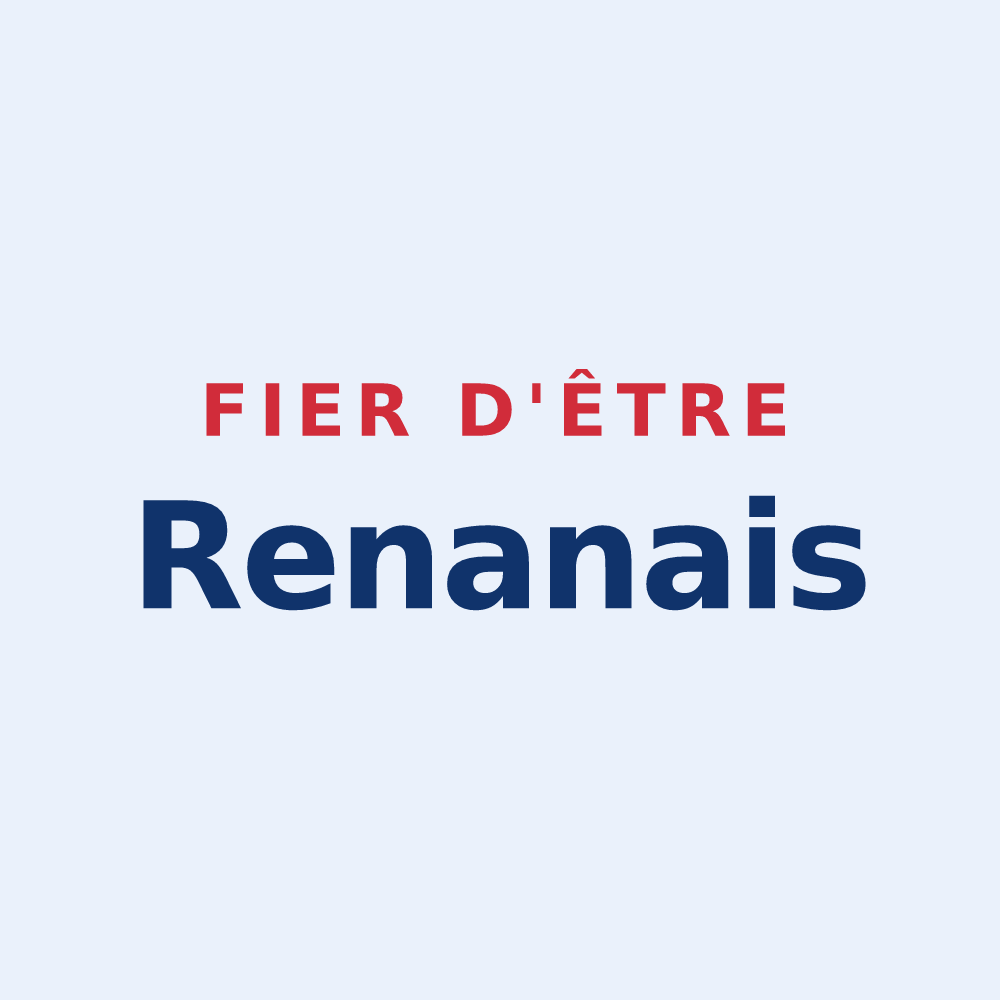 Sticker « Fier d'être Renanais » — design pour Saint-Renan
