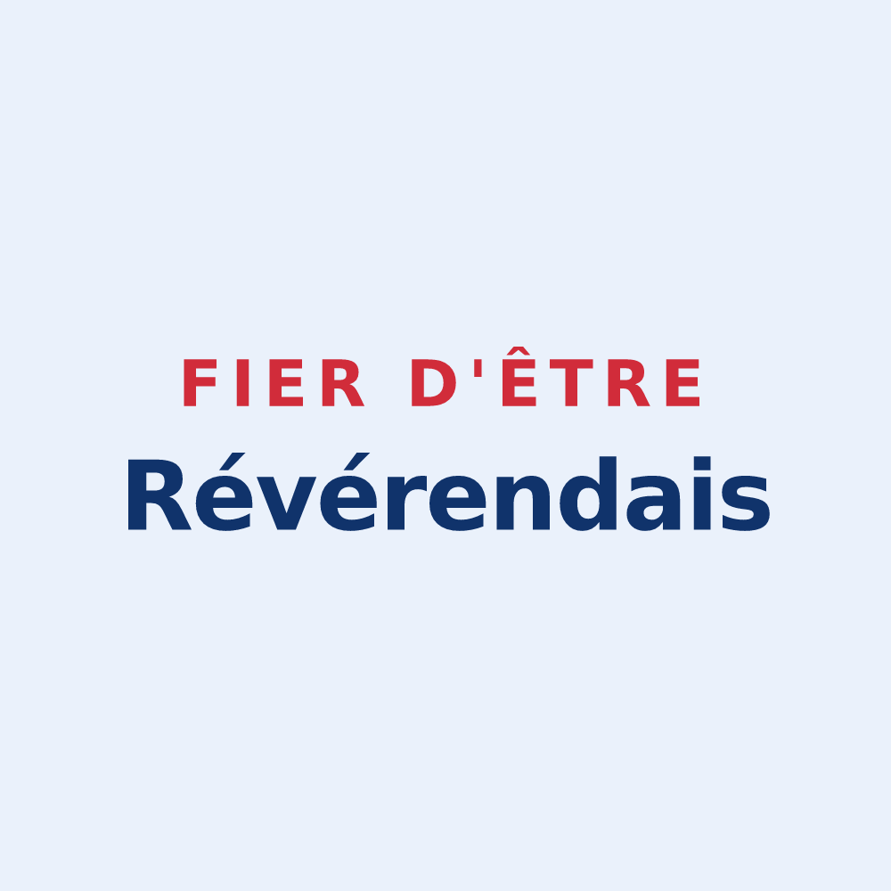 Sticker « Fier d'être Révérendais » — design pour Saint-Révérend