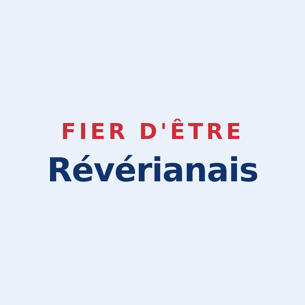 Sticker « Fier d'être Révérianais » — design pour Saint-Révérien