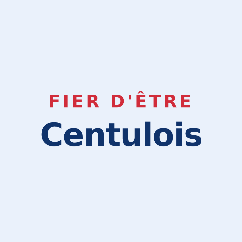 Sticker « Fier d'être Centulois » — design pour Saint-Riquier