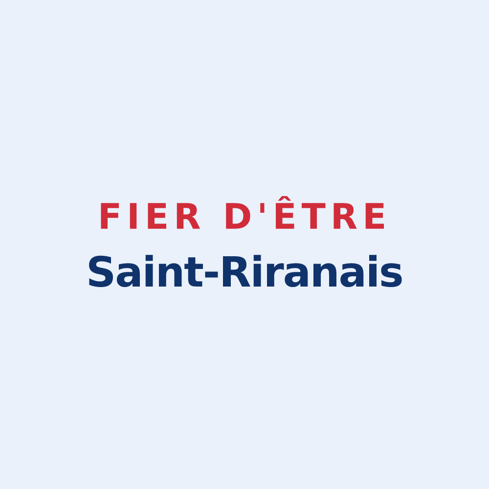 Sticker « Fier d'être Saint-Riranais » — design pour Saint-Rirand