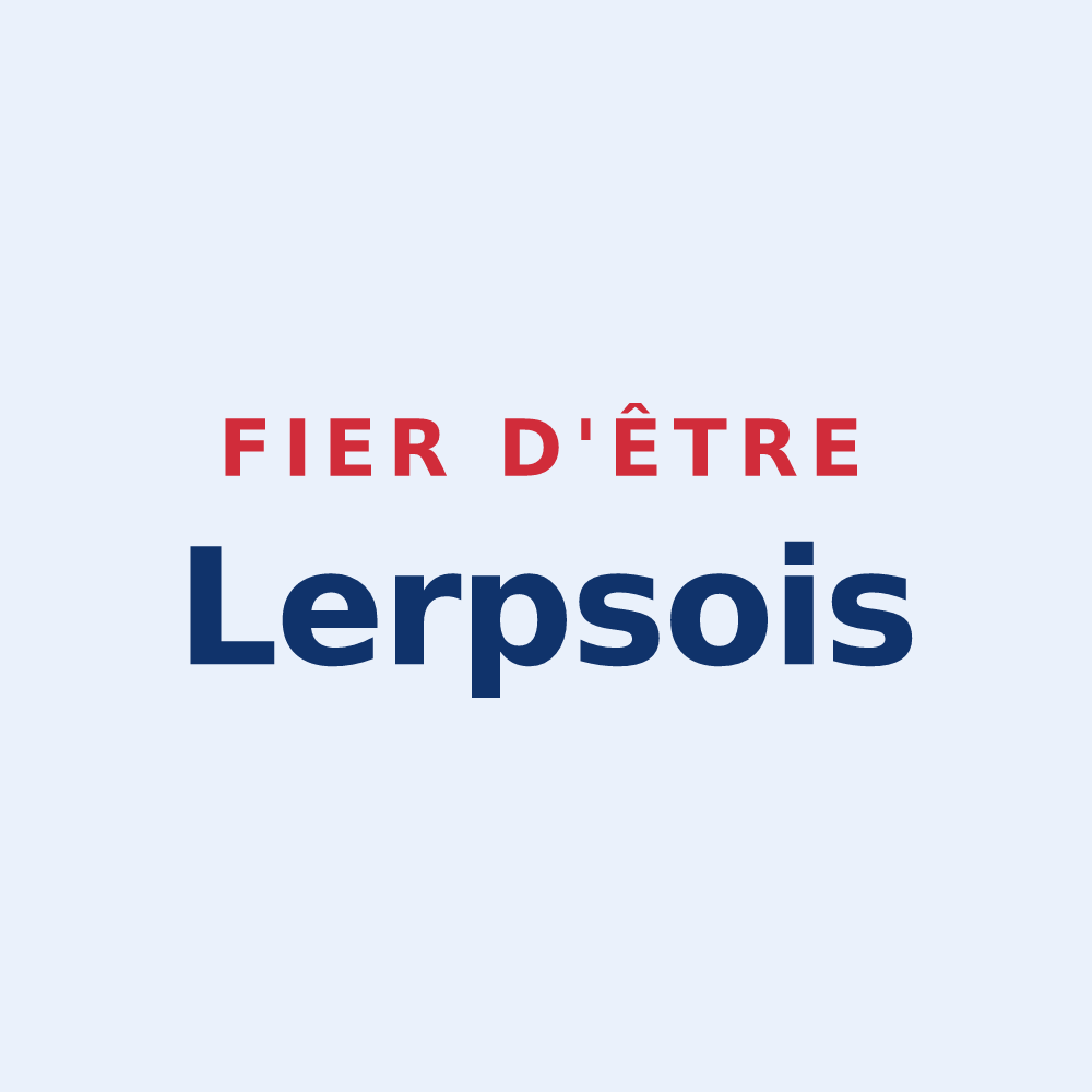 Sticker « Fier d'être Lerpsois » — design pour Saint-Romain-de-Lerps