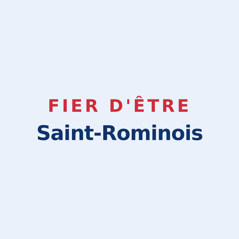 Sticker « Fier d'être Saint-Rominois » — design pour Saint-Romain-de-Popey