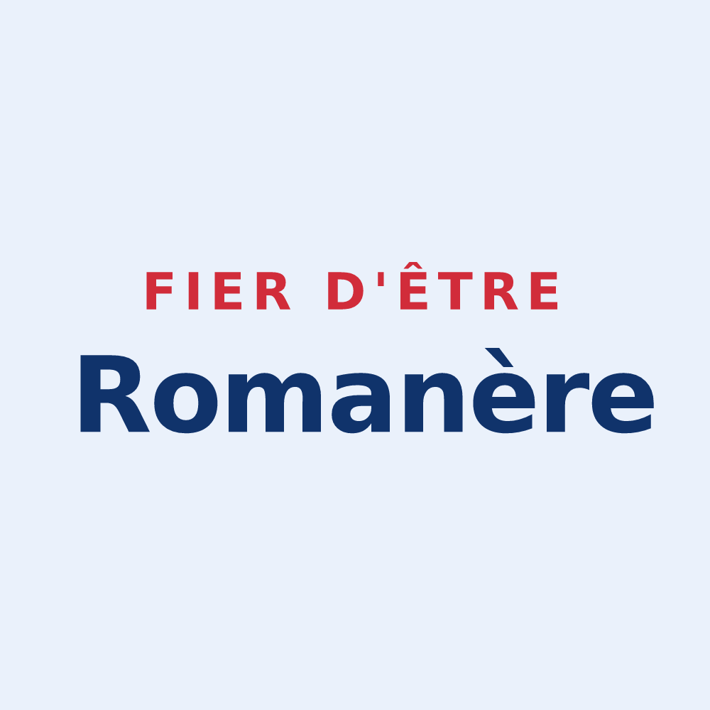 Sticker « Fier d'être Romanère » — design pour Saint-Romain-en-Gal