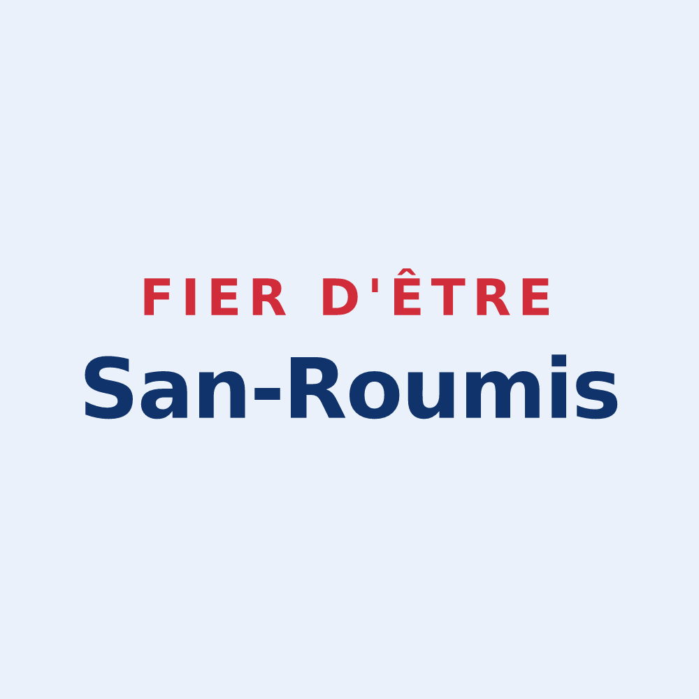 Sticker « Fier d'être San-Roumis » — design pour Saint-Romain-Lachalm