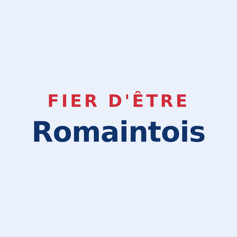 Sticker « Fier d'être Romaintois » — design pour Saint-Romain-le-Noble